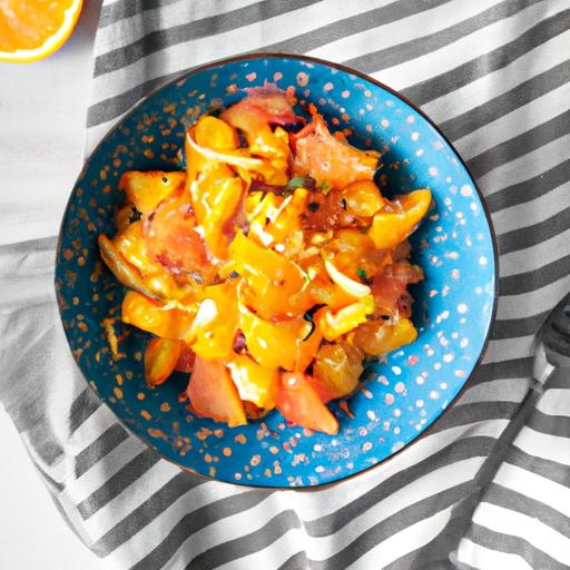 Appelsin og Løg Salat