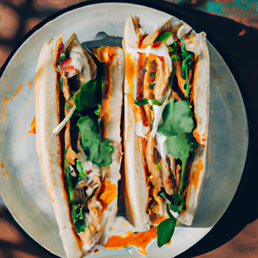 Bánh mì med kødfrikadeller og hoisin-mayo