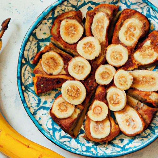 Banan- och chokladkaka med brynt smör