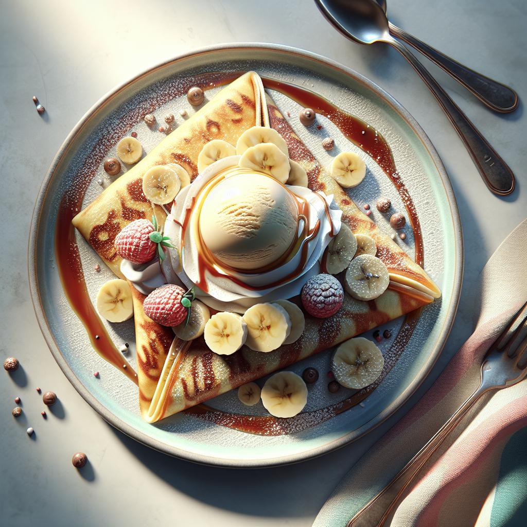 Banana Split Crepes