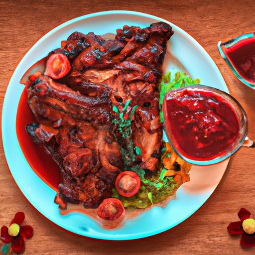 BBQ-Glazed Ribs with Homemade BBQ Sauce