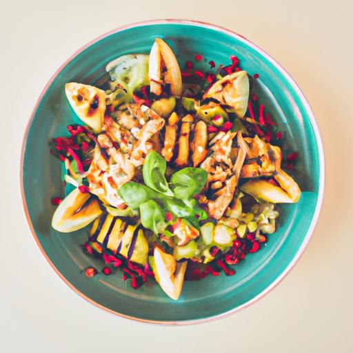 Carrot Fritters with Tzatziki and Halloumi-Melon Salad