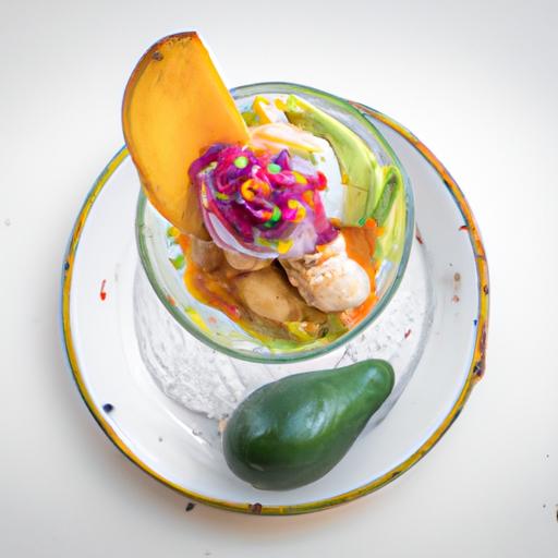 Ceviche with Avocado Mayonnaise