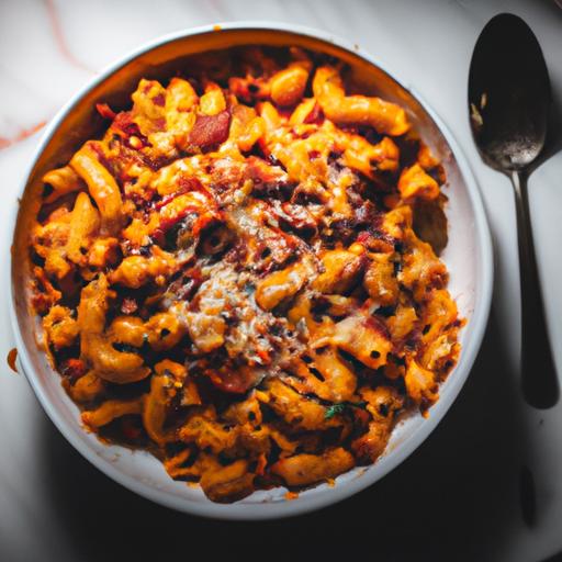 Cheddar-chorizopasta