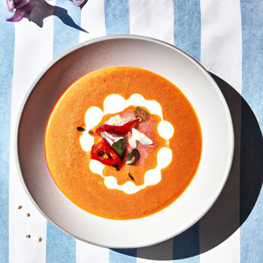 Cold Tomato Soup (Gazpacho)