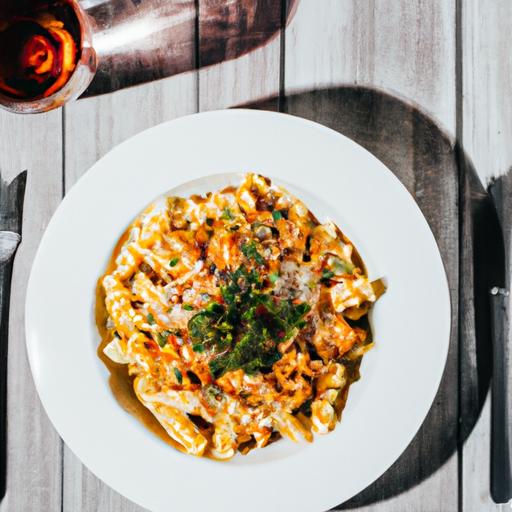 Creamy Garlic Mushroom Pasta
