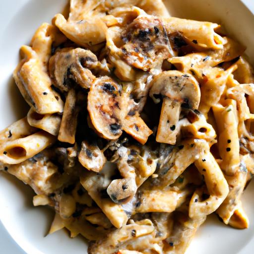 Cremet Hvidløg Champignon Pasta