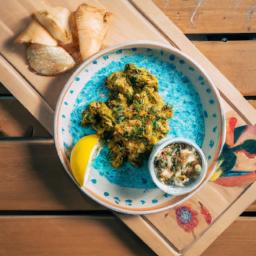 Dampede blåmuslinger med salsa verde