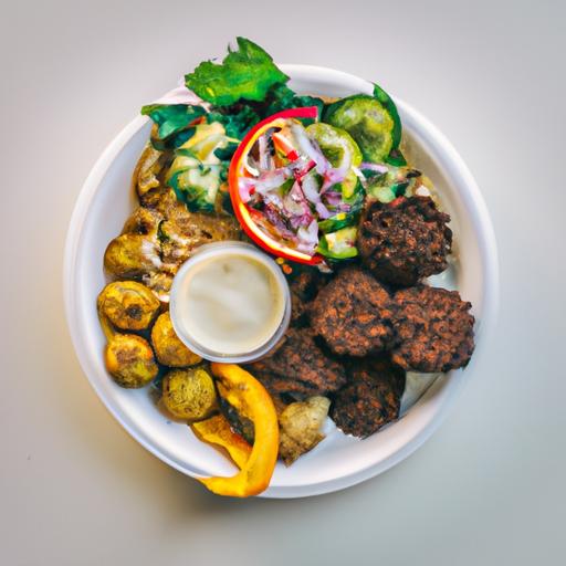 Falafel Pita with Fresh Toppings