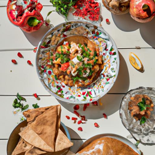 Fatoush - Arabisk pita- og granatæblesalat