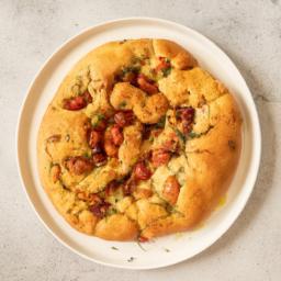 Focaccia med Asparges