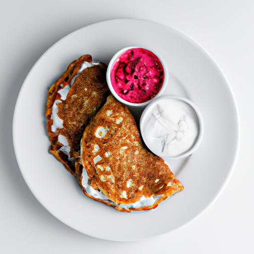 Gluten-Free Blinis with Caviar Mousse and Lime-Pink Peppercorn Cured Salmon