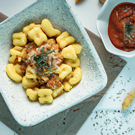 Gnocchi-pelti i ugn