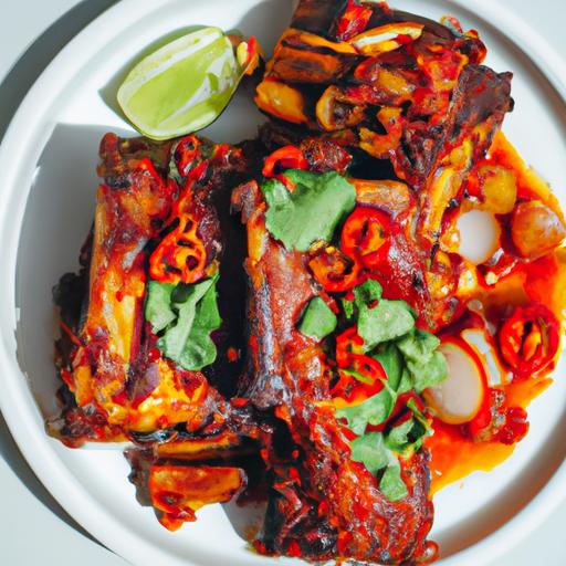 Habanero BBQ Ribs og Chili-Lime Kanankoivet