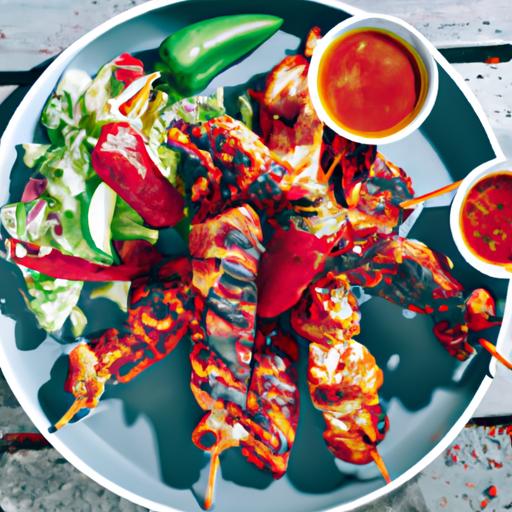 Habanero Chicken Skewers