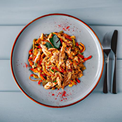 Herkullig Kinkku-Paprika-Pastasaus