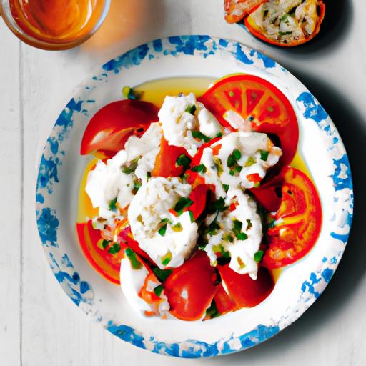 Herkullig Tomat-Mozzarella Salat