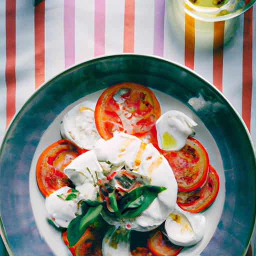 Herkullig Tomat-Mozzarella Salat