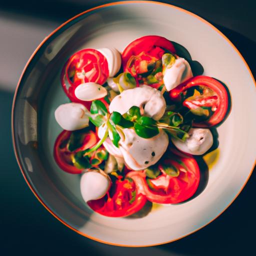 Herkullig Tomat-Mozzarella Salat