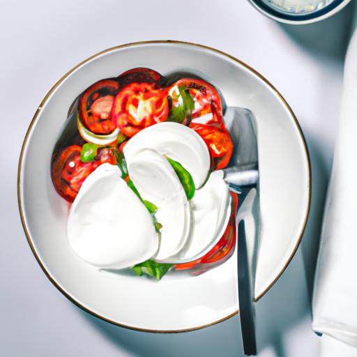 Herkullig Tomat-Mozzarella-Sallad