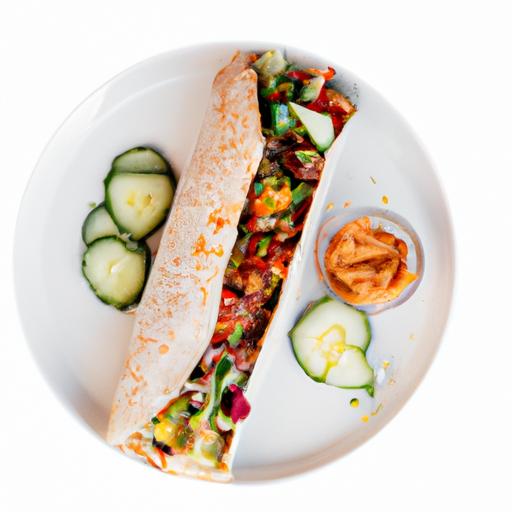 Herkullige Vegetarwraps