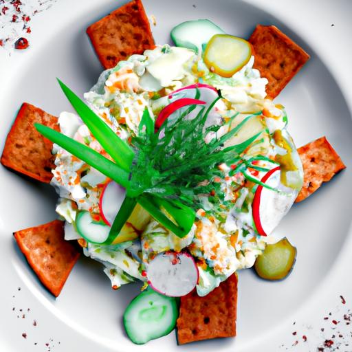 Kalasalat med nye kartofler