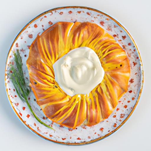 Kartoffelsalat med rødløg og purløg