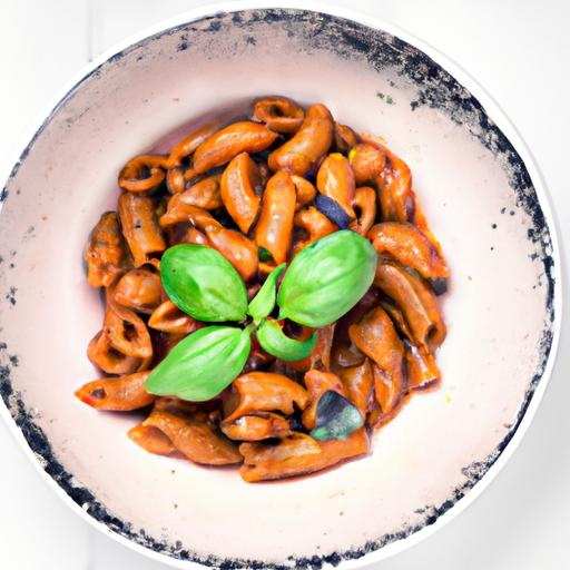 Kremet svampespaghetti