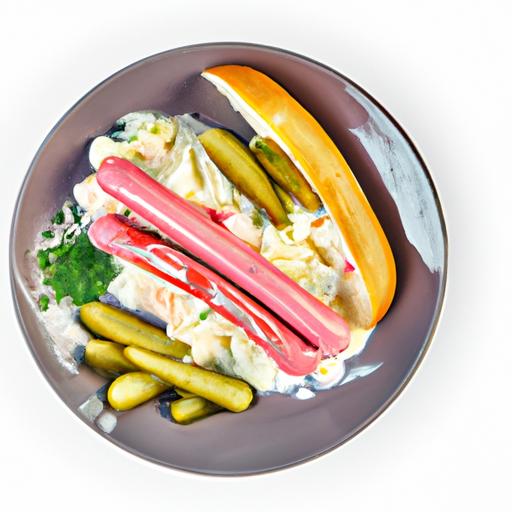 Kryddig Hot Dog med Fräsch Sallad