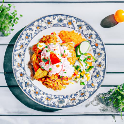 Lækker salat med spinat og avokado