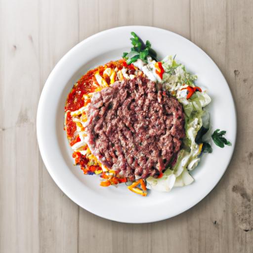 Lamb Burgers with Goat Cheese and Tzatziki