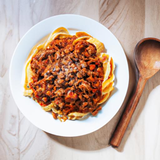 Linssibolognese