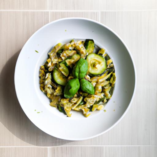 Low-Carb Zucchini Avocado Pasta