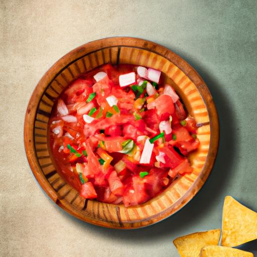 Mehevä pico de gallo -salsa