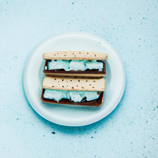 Mintchokolade Is-sandwiches