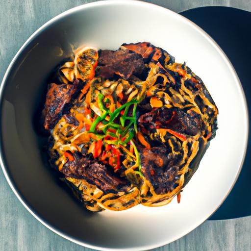 Mongolian Beef Noodles