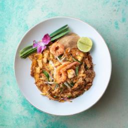 Pad Thai med räkor