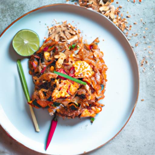 Pad Thai (Thaimaalaiset paistetut nuudelit)