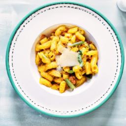 Pasta with Zucchini and Asparagus