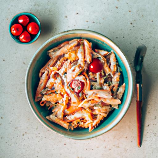 Pastasallad med pesto