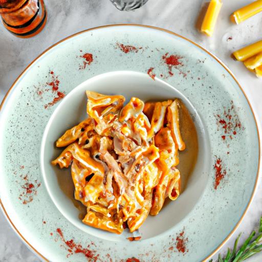 Penne Pasta with Blue Cheese Sauce