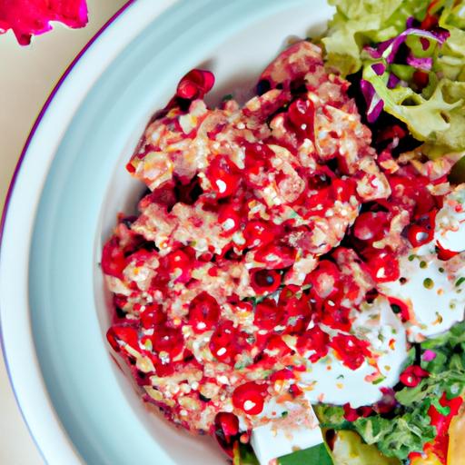 Pomegranate Cheese Salad