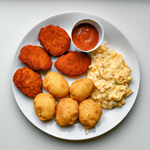 Potato Croquettes with Bean Soy Sauce