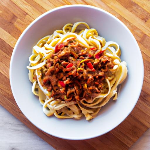 Quorn Pasta Bolognese