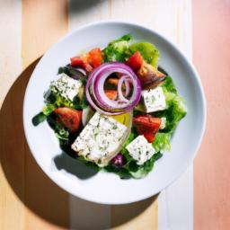 Raikas kylling- og feta-salat