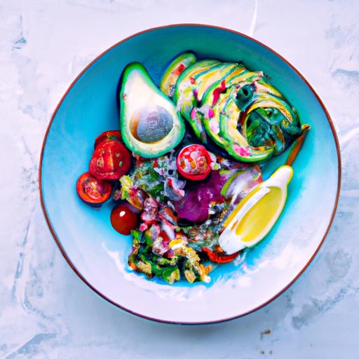 Raikas Sallad med Getost och Avokado