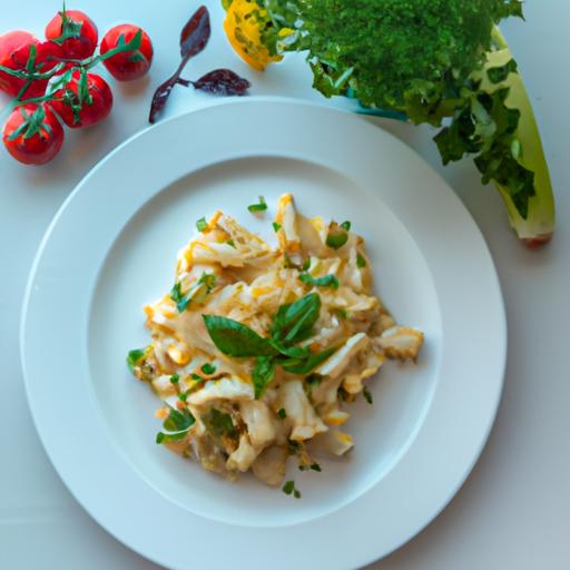 Rask pasta med grønnsaker og feta