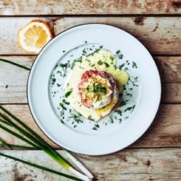 Salmon and Asparagus with Hollandaise Sauce