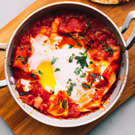 Shakshuka med tunfiskefrikadeller