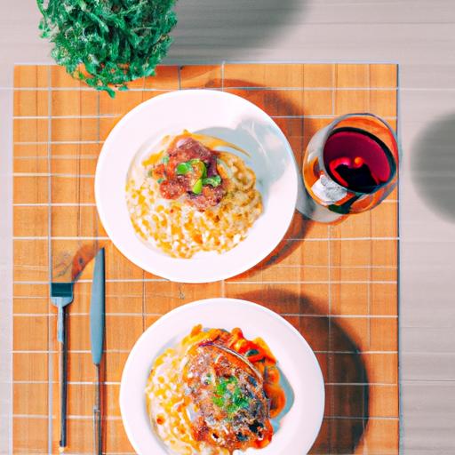 Soija-jauhelihakastike og spaghetti